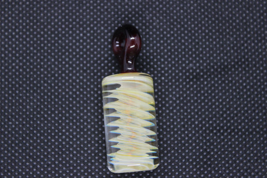 Ned Glassman fume trapped barrel pendant