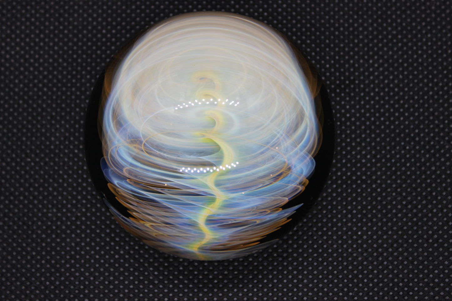 Ned Glassman fumed paper weight (large)