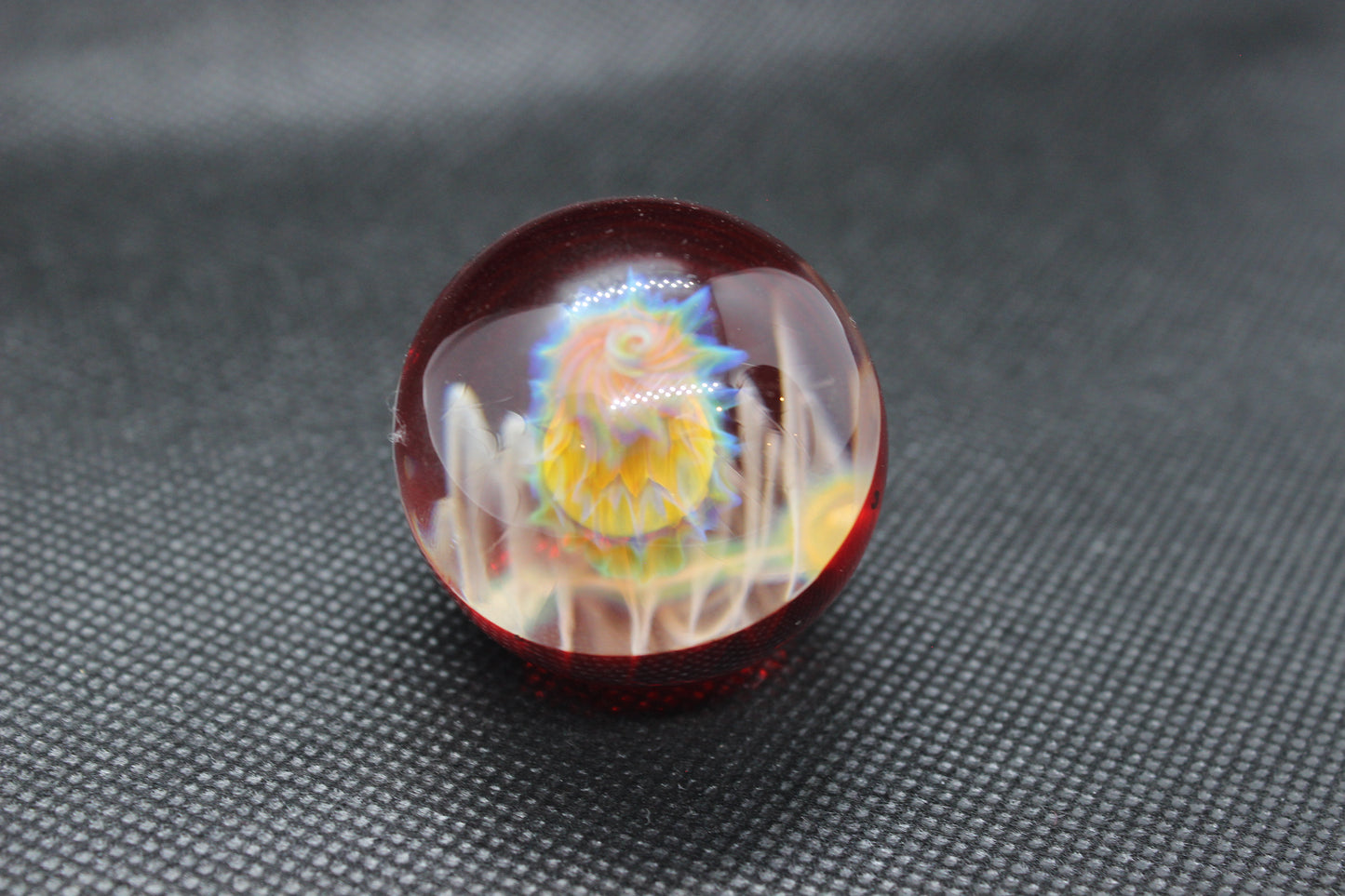 Ned Glassman honeycomb implosion marble