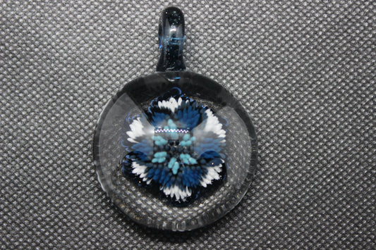 Livin Glass flower implosion pendant