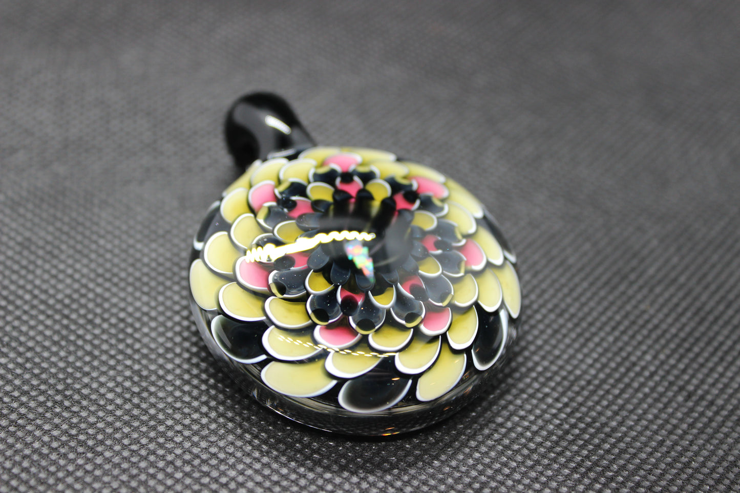 Ju Ju Glass dot stack pendant