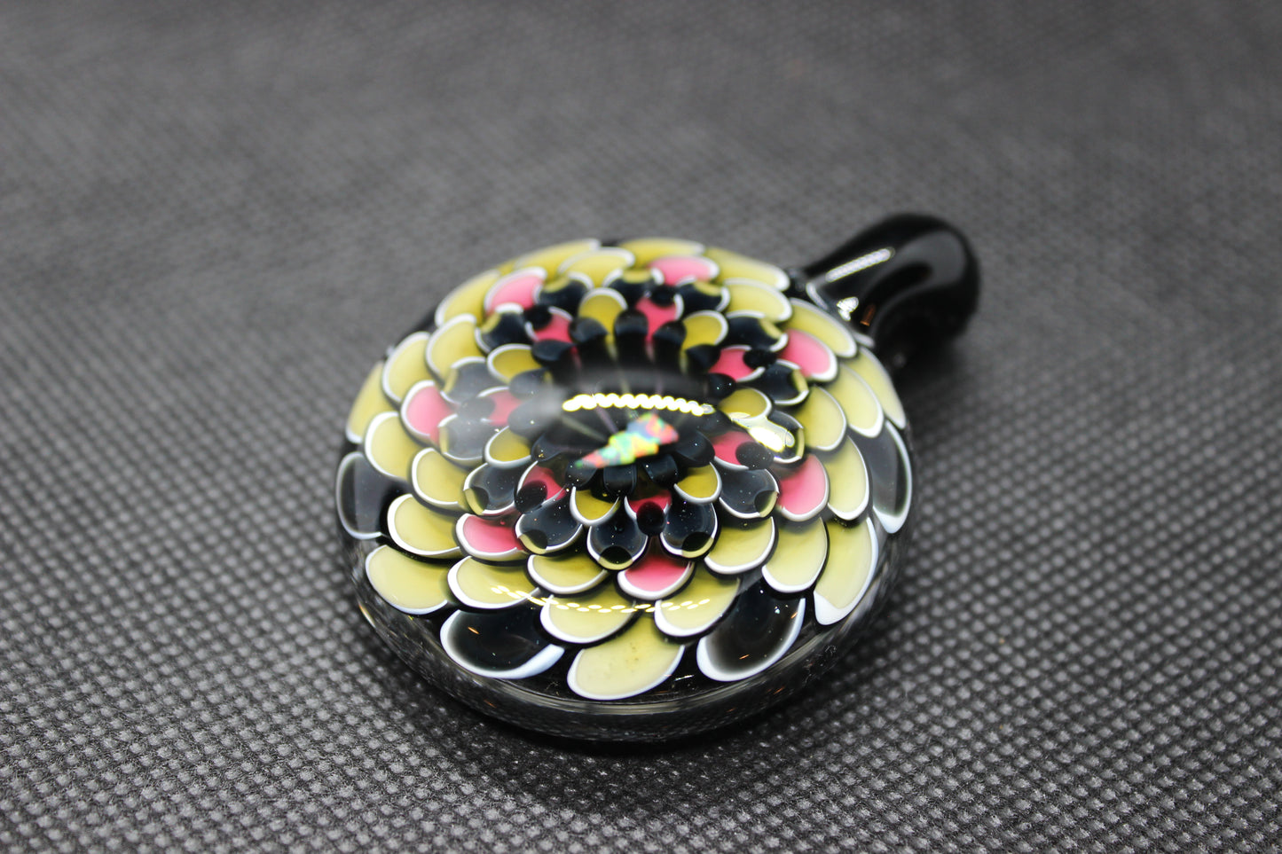 Ju Ju Glass dot stack pendant